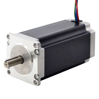 Nema 23 Schrittmotor 3Nm(425oz.in) mit 9mm Welle fürNmRV30 Schneckenrad Untersetzungsgetriebe